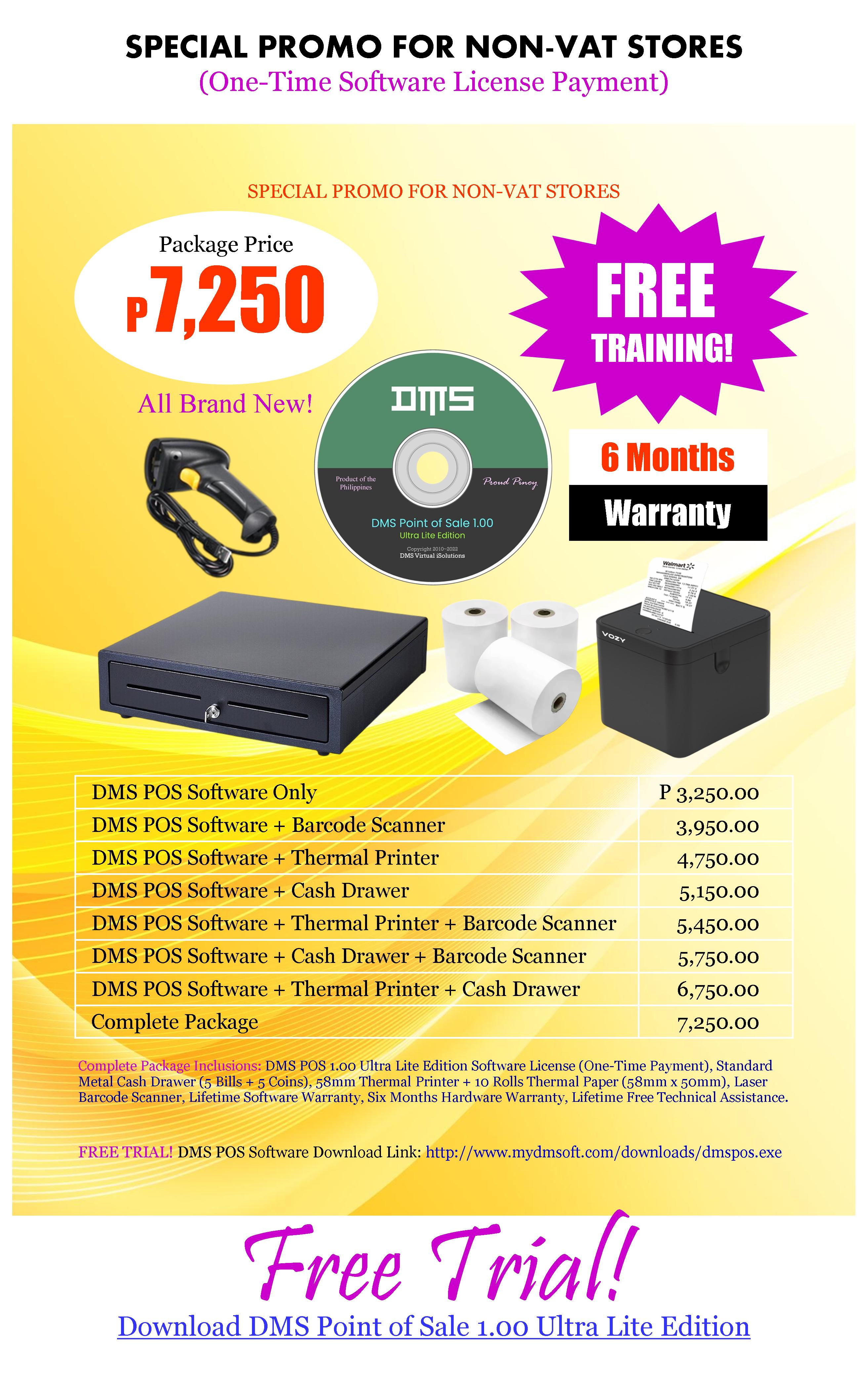 DMS Point of Sale 1.00 Ultra Lite Promo