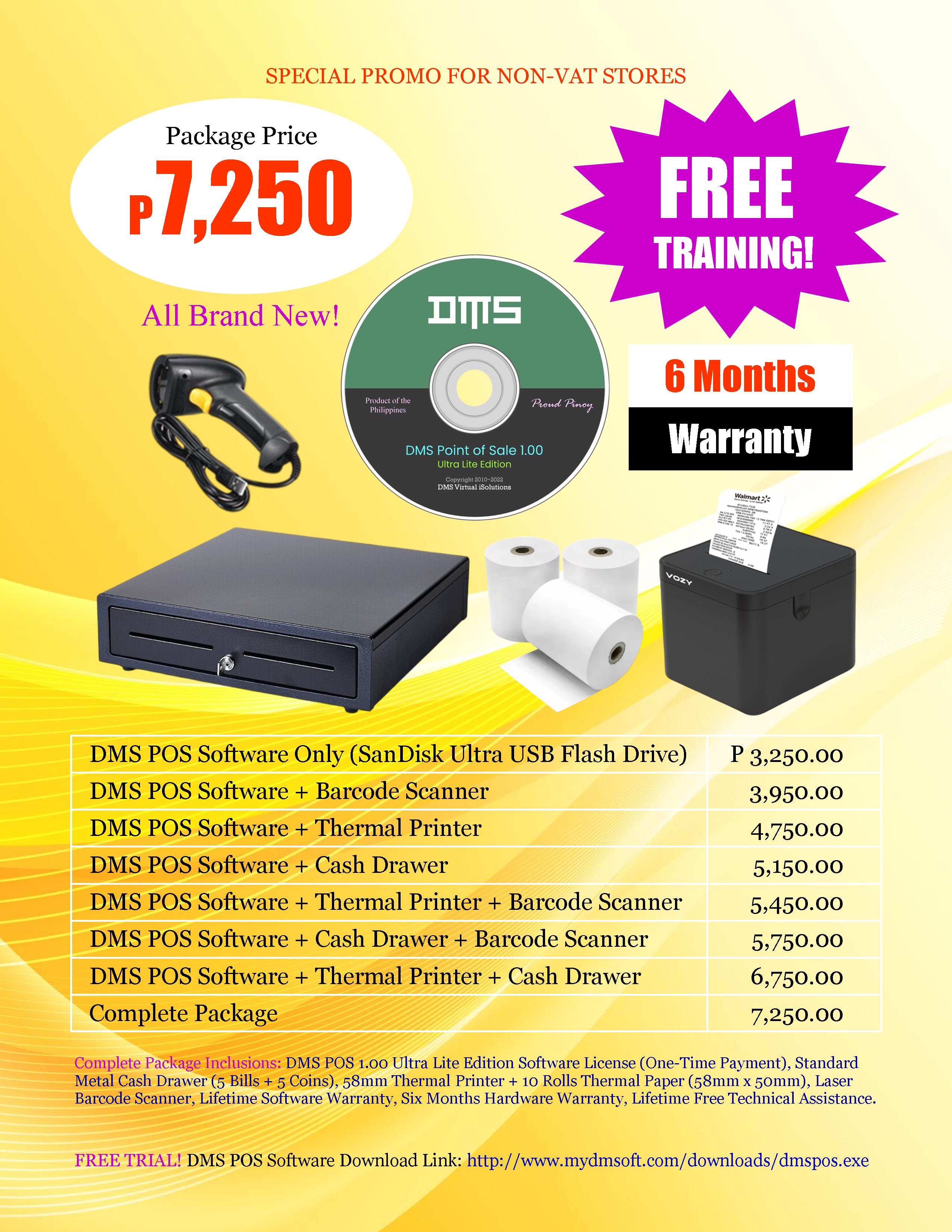 DMS Point of Sale 1.00 Ultra Lite Promo